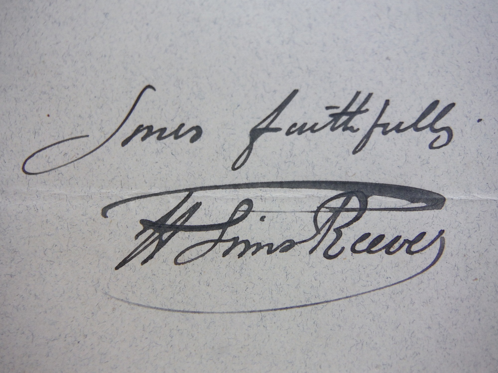 Image 3 of JOHN SIMS REEVES AUTOGRAPH WITH MUSICAL NOTATION