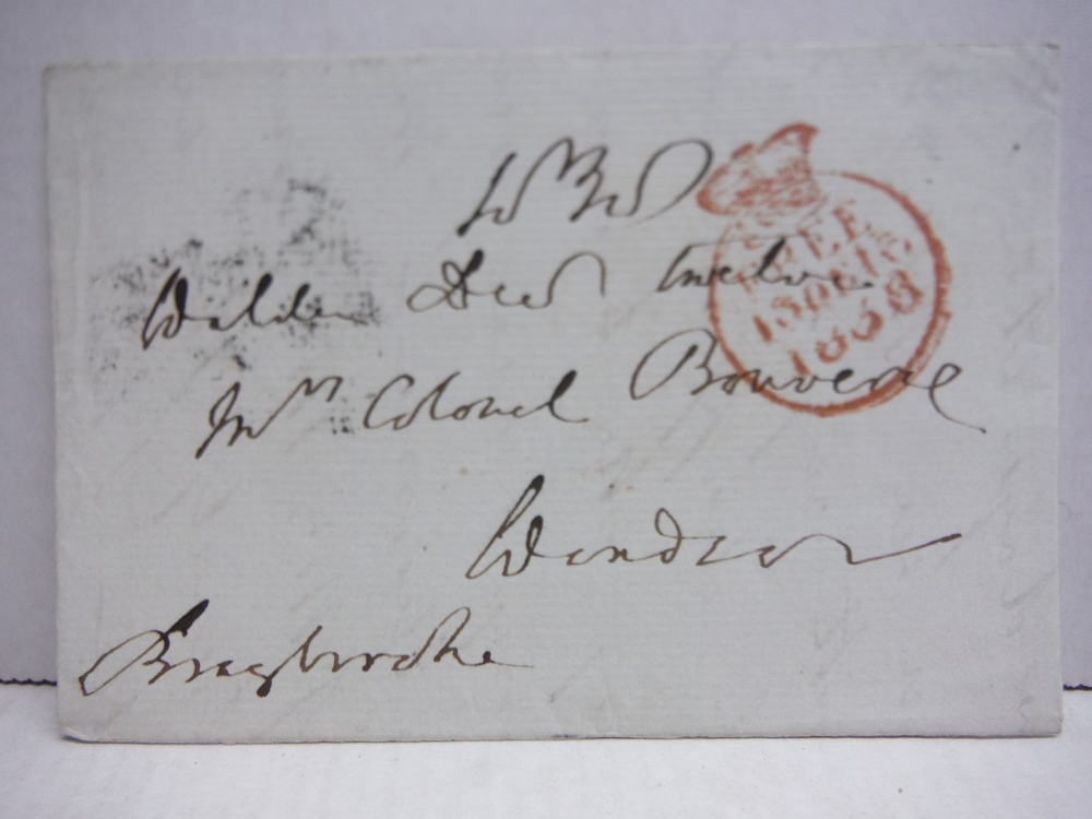 1838: RICHARD GRIFFIN NEVILLE - AUTHOR - autograph