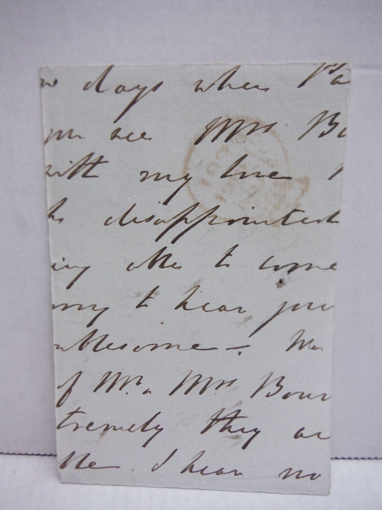 Image 1 of 1838: RICHARD GRIFFIN NEVILLE - AUTHOR - autograph