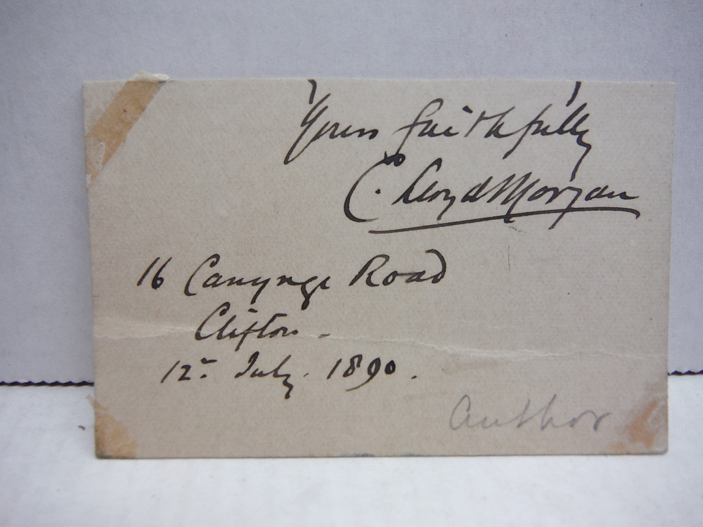 Image 0 of 1890: CONWAY LLOYD MORGAN  - PSYCHOLOGIST AUTOGRAPH