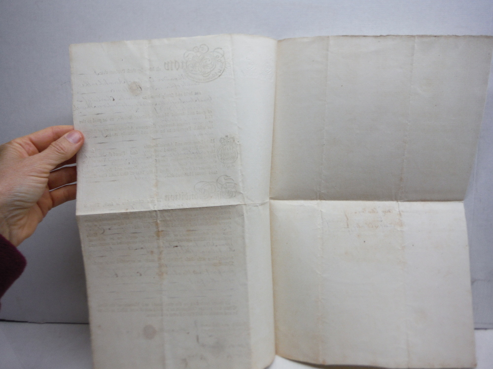 Image 1 of 1748: ENGLISH PROMISSORY NOTE HAND SIGNED AND SEALED