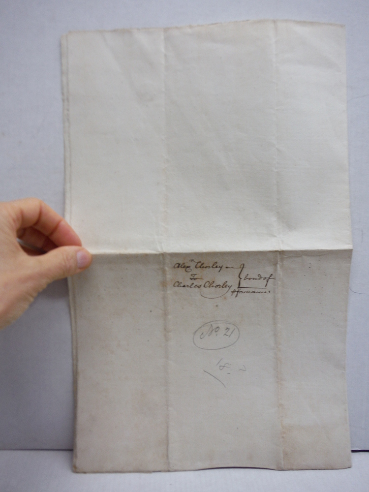 Image 3 of 1748: ENGLISH PROMISSORY NOTE HAND SIGNED AND SEALED