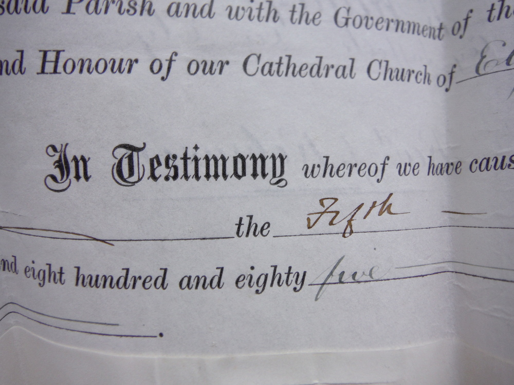 Image 2 of 1885: JAMES RUSSEL, BISHOP OF ELY, SIGNED AND SEALED VELUM DOCUMENT