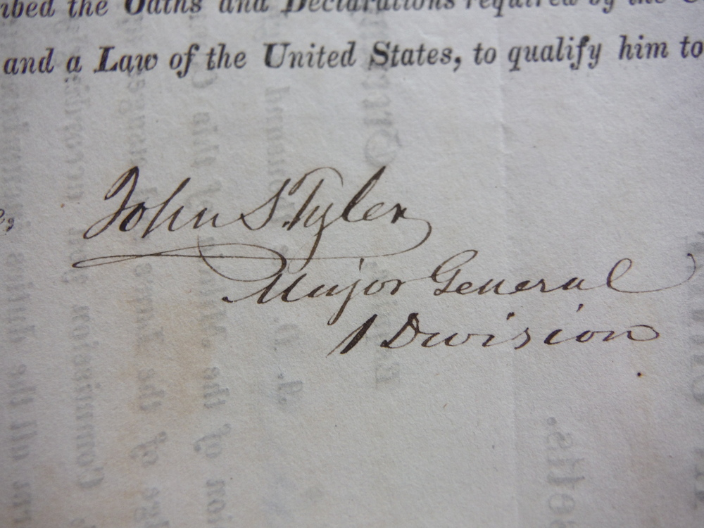 Image 2 of 1834: JOHN DAVIS - GOVERNOR SIGNED PROCLAMATION