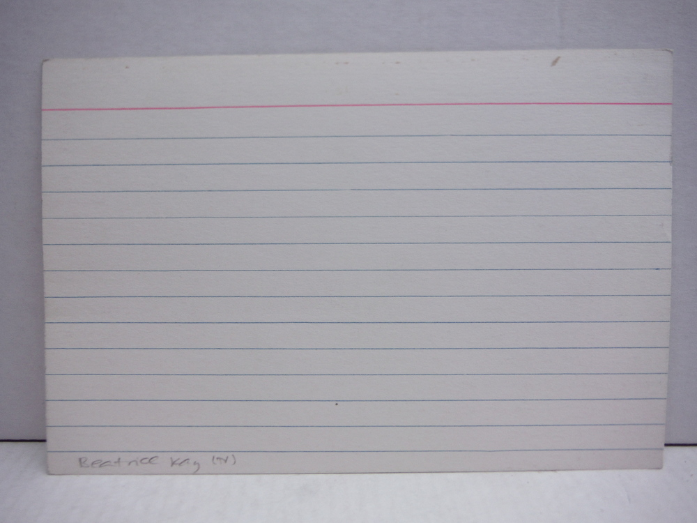 Image 1 of BEATRICE KAY ACTRESS AUTOGRAPH