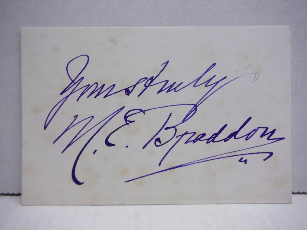 Image 0 of MARY ELIZABETHMAXWELL (MISS  BRADDON) AUTOGRAPH