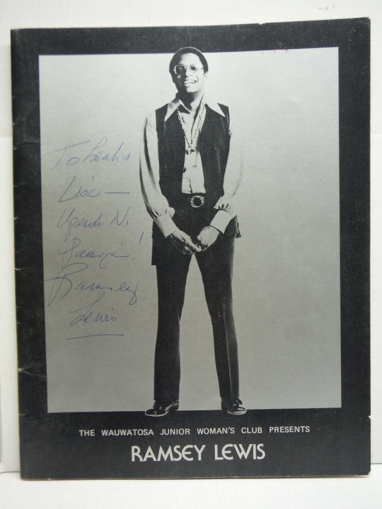 1975: RAMSEY LEWIS AUTOGRAPHED PROGRAM COVER
