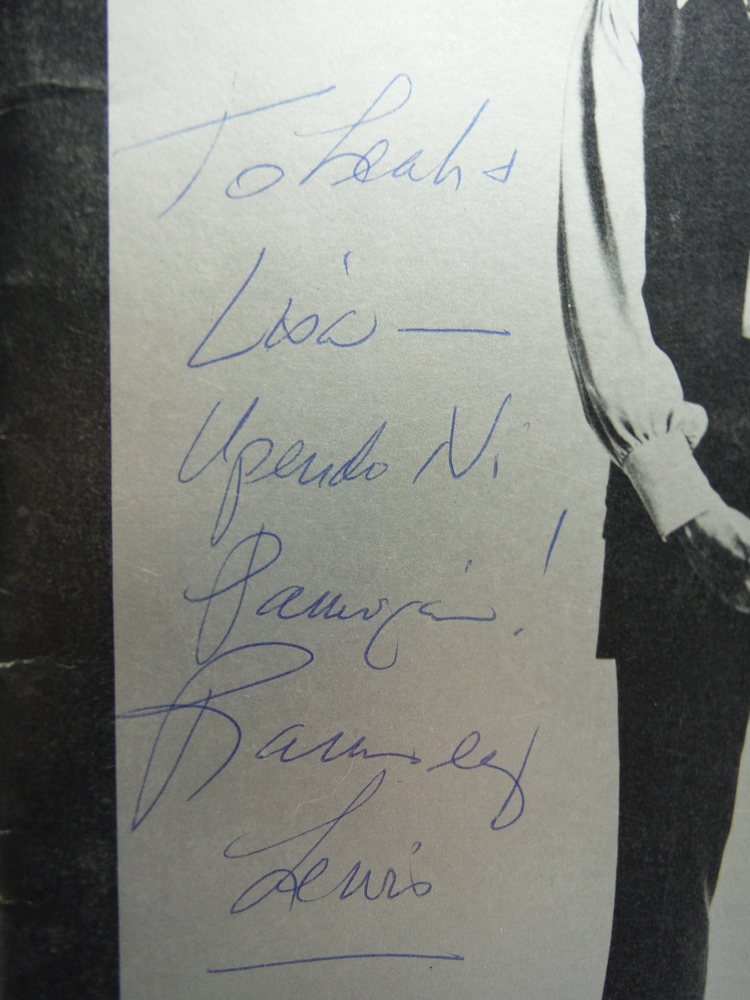 Image 1 of 1975: RAMSEY LEWIS AUTOGRAPHED PROGRAM COVER