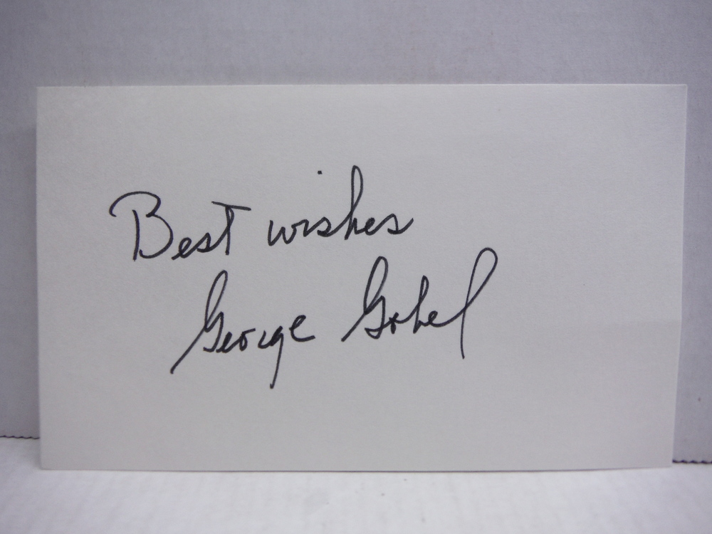 Image 0 of GEORGE GOBEL - ACTOR - AUTOGRAPH