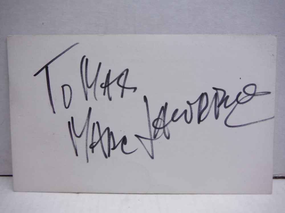 Image 0 of MARC LAWRENCE - ACTOR -  AUTOGRAPH