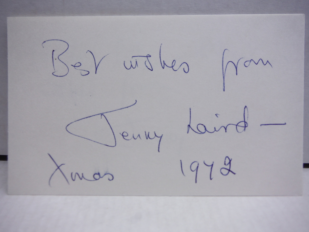 Image 3 of JENNY LAIRD - ACTRESS- AUTOGRAPHS (4)