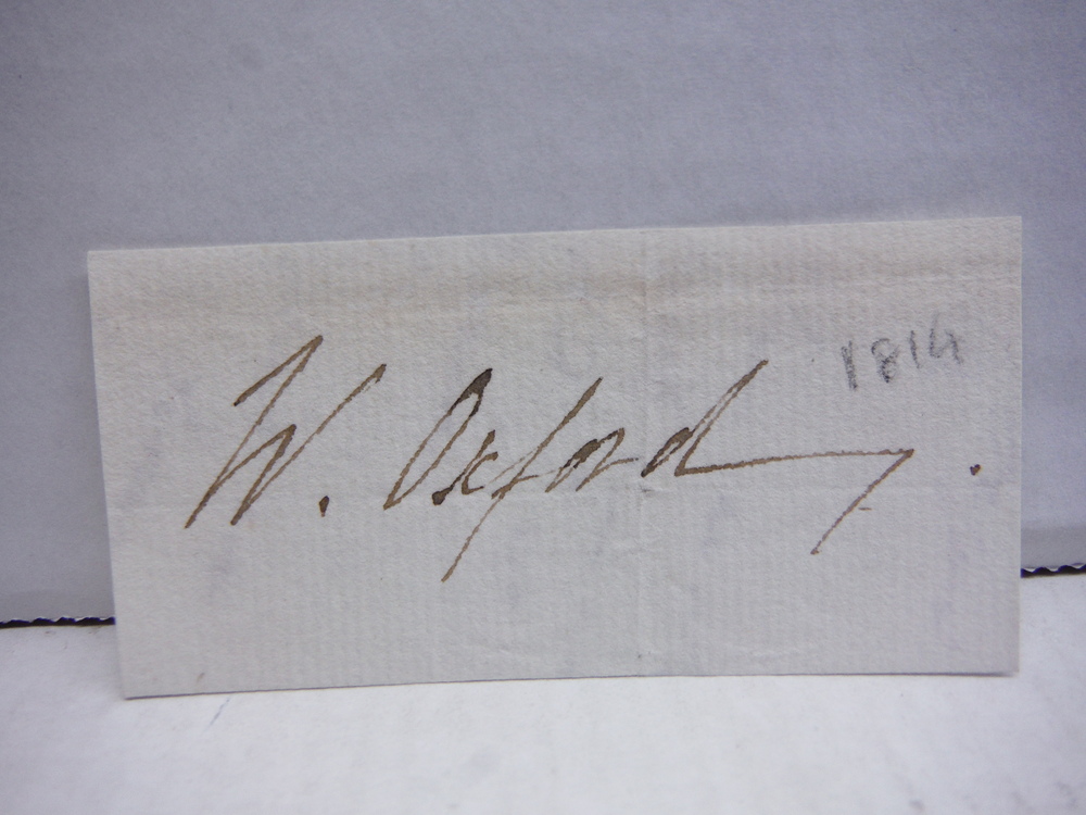 Image 0 of 1814: WILLIAM JACKSON - BISHOP OF OXFORD - AUTOGRAPH