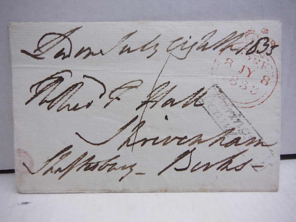 1833 Autograph of Anthony Ashley Cooper 7th Earl of Shaftesbury