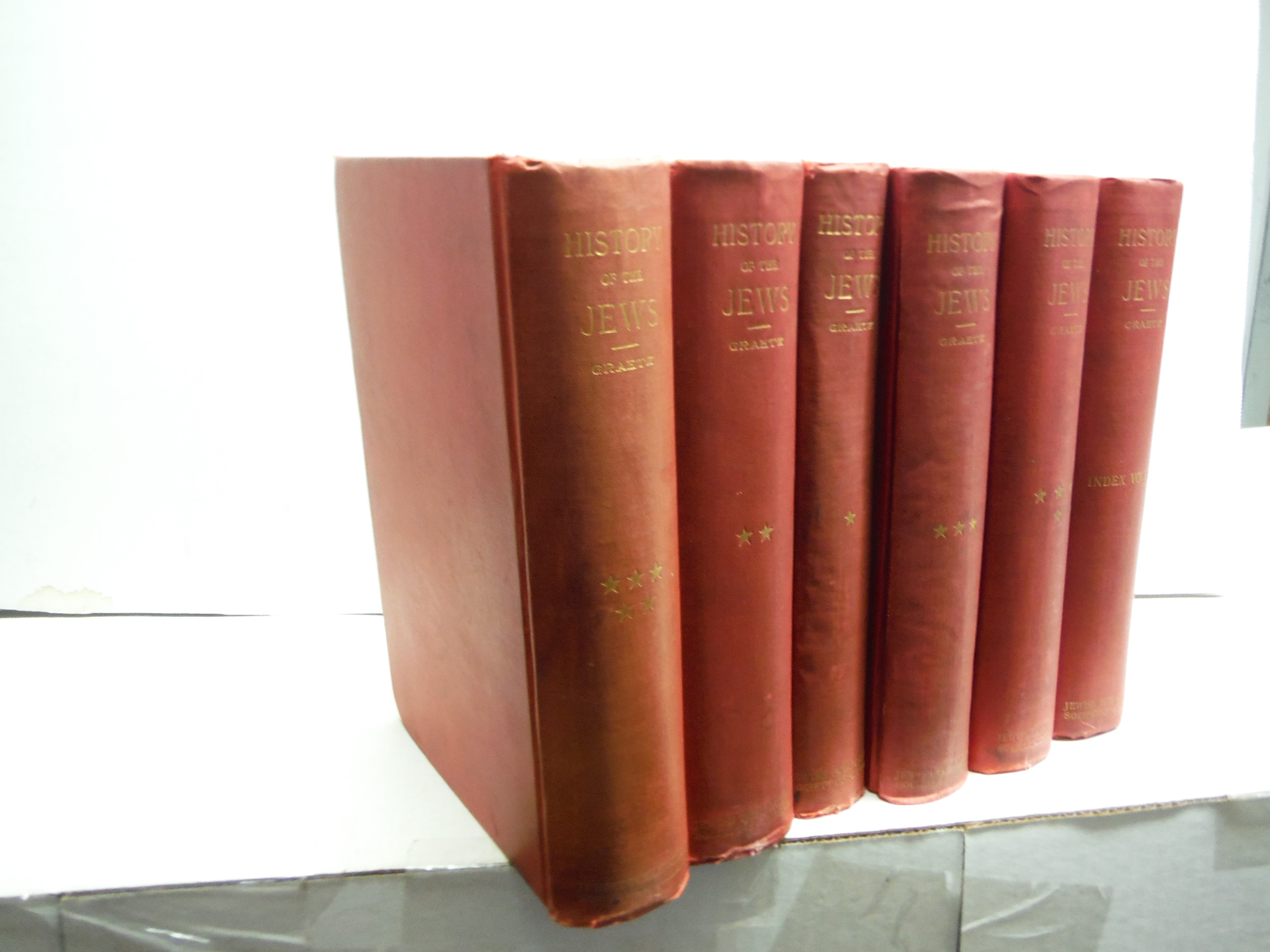 Image 0 of HISTORY OF THE JEWS 6 VOL SET From the Earliest Times to the Present Day