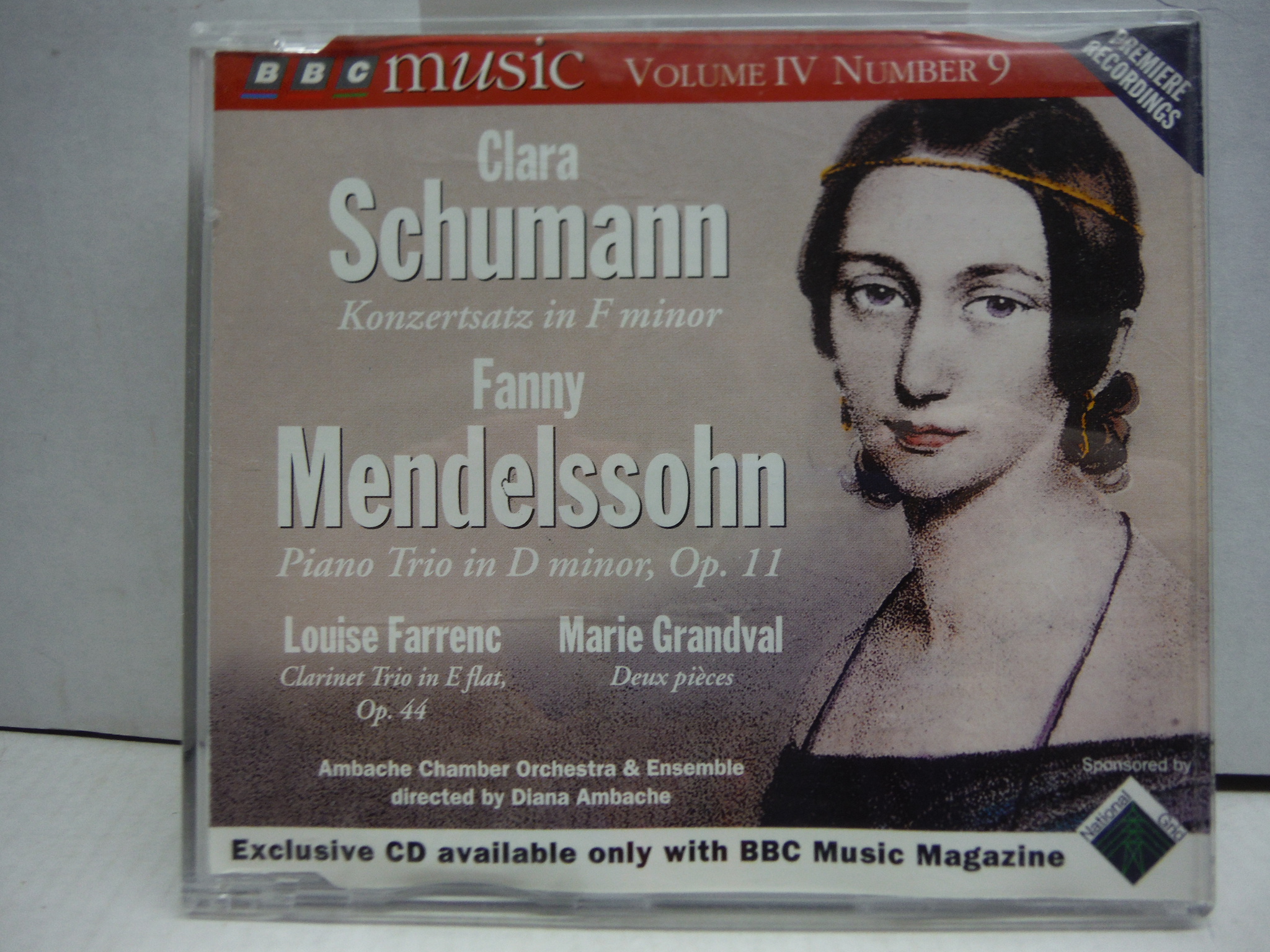 Clara Schumann: Konzertsatz, Fanny Mendelssohn: Piano Trio op. 11, Louise Farren