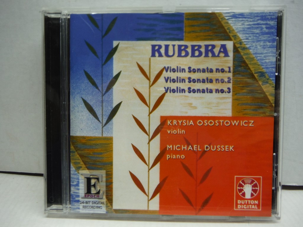 Rubbra: Violin Sonata Nos. 1-3 / Four Pieces / Variations on a Phrygian Theme