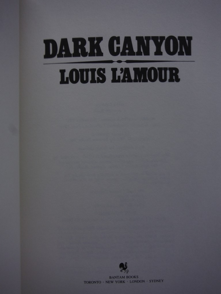 Image 1 of Dark Canyon Louis Lamour Collection