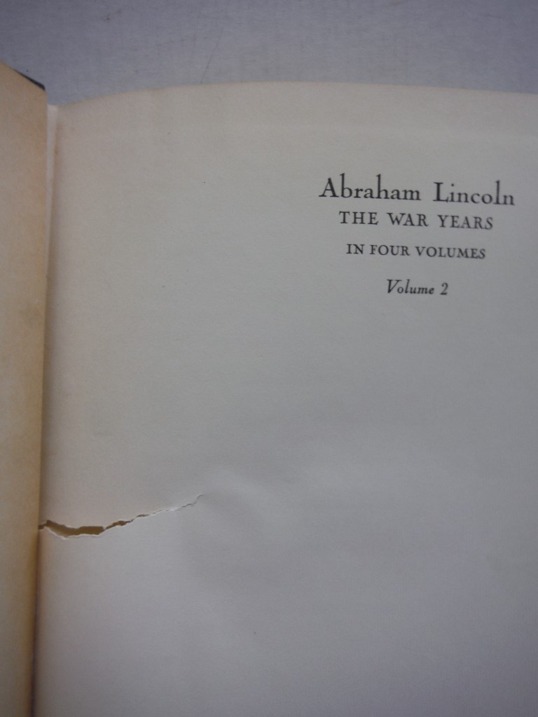 Image 3 of Abraham Lincoln: The War Years: Volumes I-IV