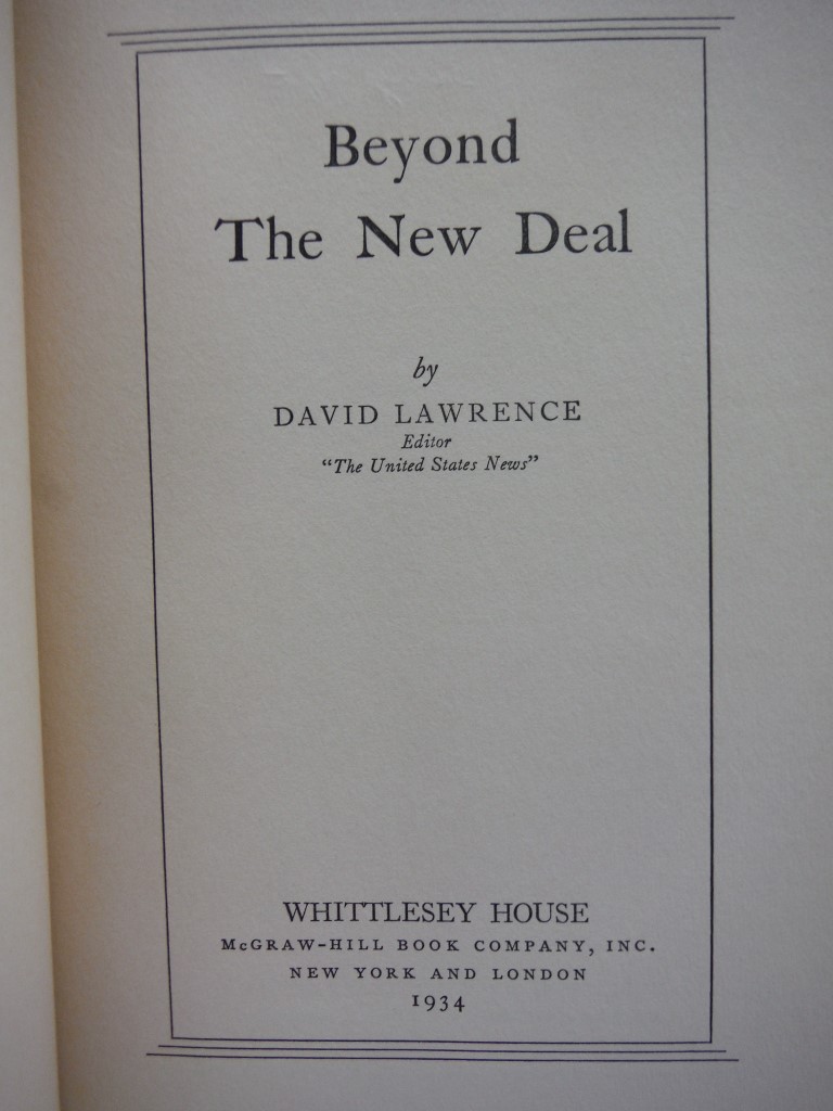 Image 1 of Beyond The New Deal