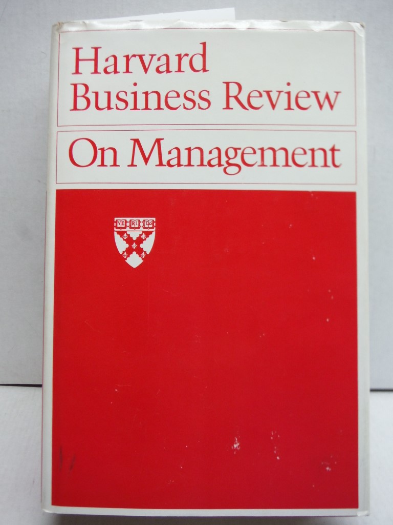 Harvard Business Review on Management