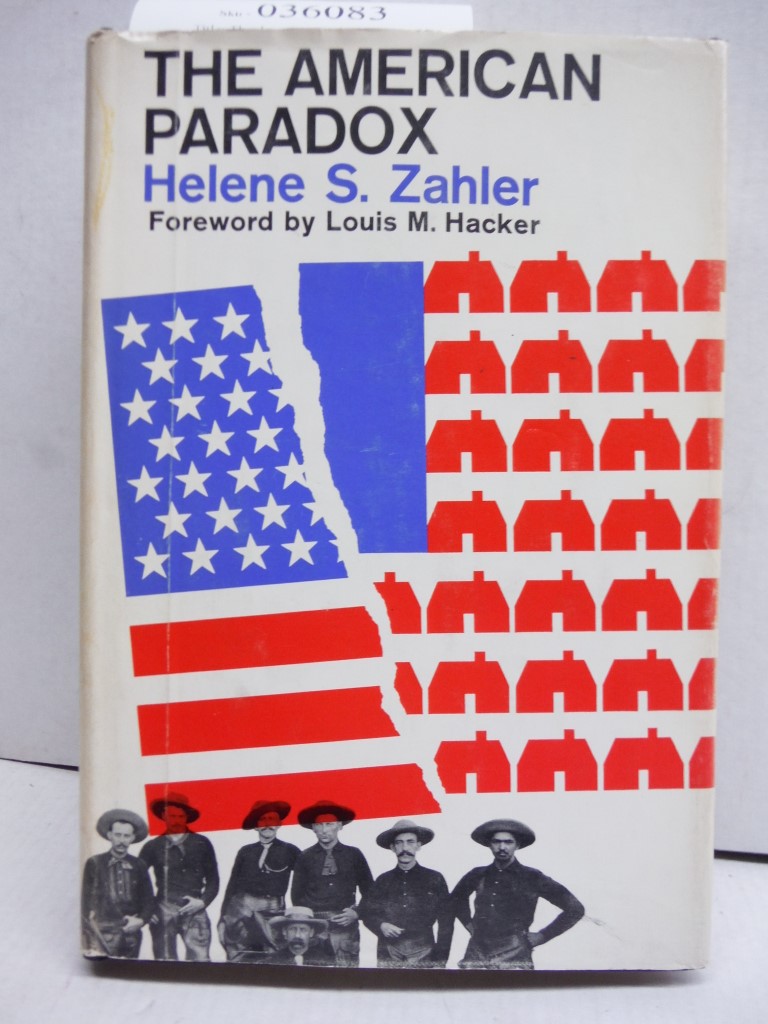 Image 0 of The American Paradox by Zahler, Helene