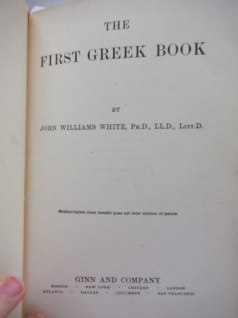 Image 1 of The First Greek Book (English and Greek Edition)