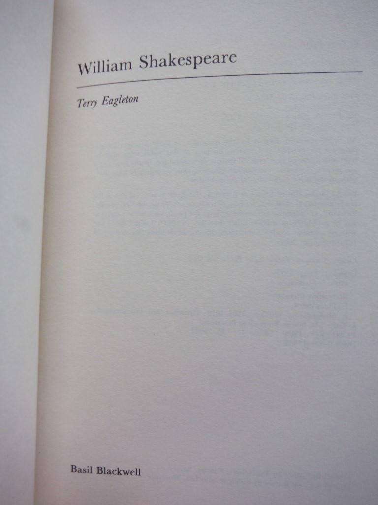 Image 1 of William Shakespeare (Rereading Literature)
