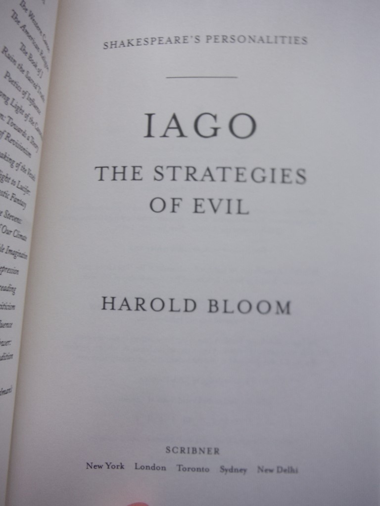 Image 1 of Iago: The Strategies of Evil (4) (Shakespeare's Personalities)