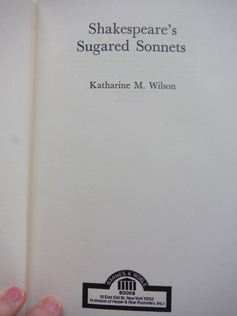 Image 1 of Shakespeare's sugared sonnets