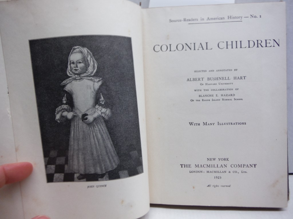 Image 1 of Colonial Children (Source-Readers in American History--No. I)