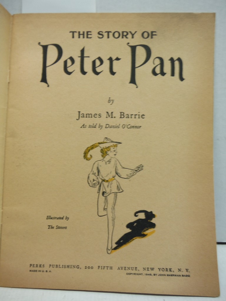 Image 1 of The Story of Peter Pan By James M. Barrie As Told By Daniel O'connor