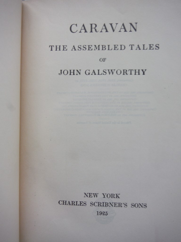 Image 1 of Caravan The Assembled Tales of John Galsworthy