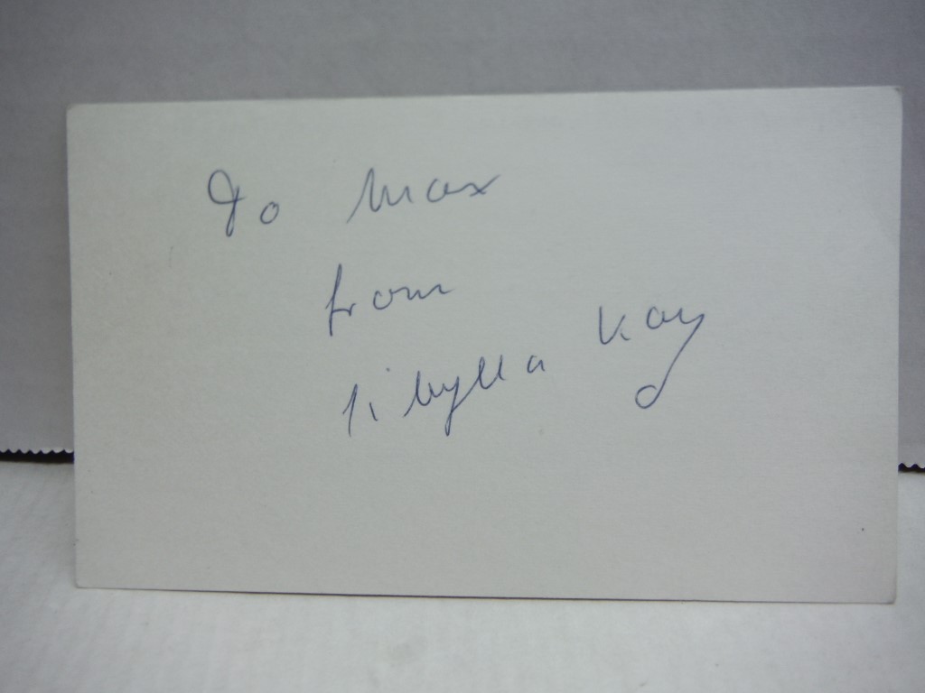 Image 0 of Autograph of Sibylla Kay. 