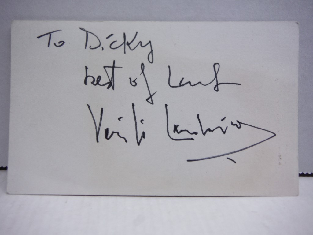 Image 0 of Autograph of Vassili Lambrinos.
