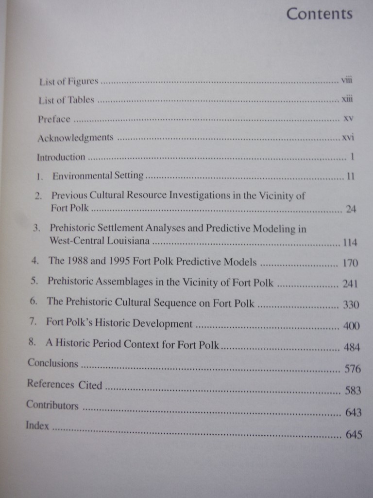 Image 2 of Archaeology, History, and Predictive Modeling: Research at Fort Polk, 1972-2002