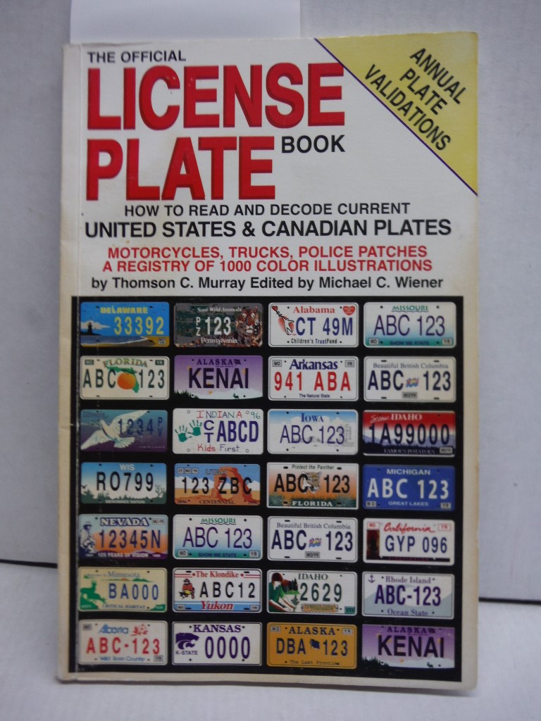 License Plate Book ('97 edition)
