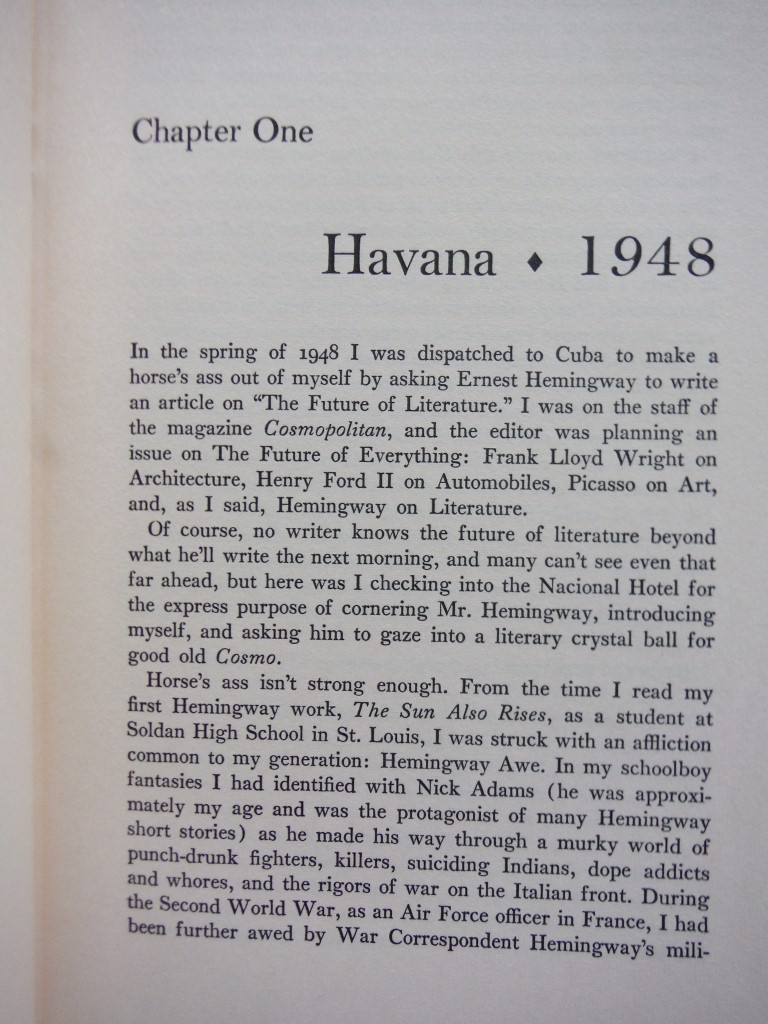 Image 1 of 1966 ERNEST PAPA HEMINGWAY BY FRIEND A.E. HOTCHNER ILLUSTRATED 
