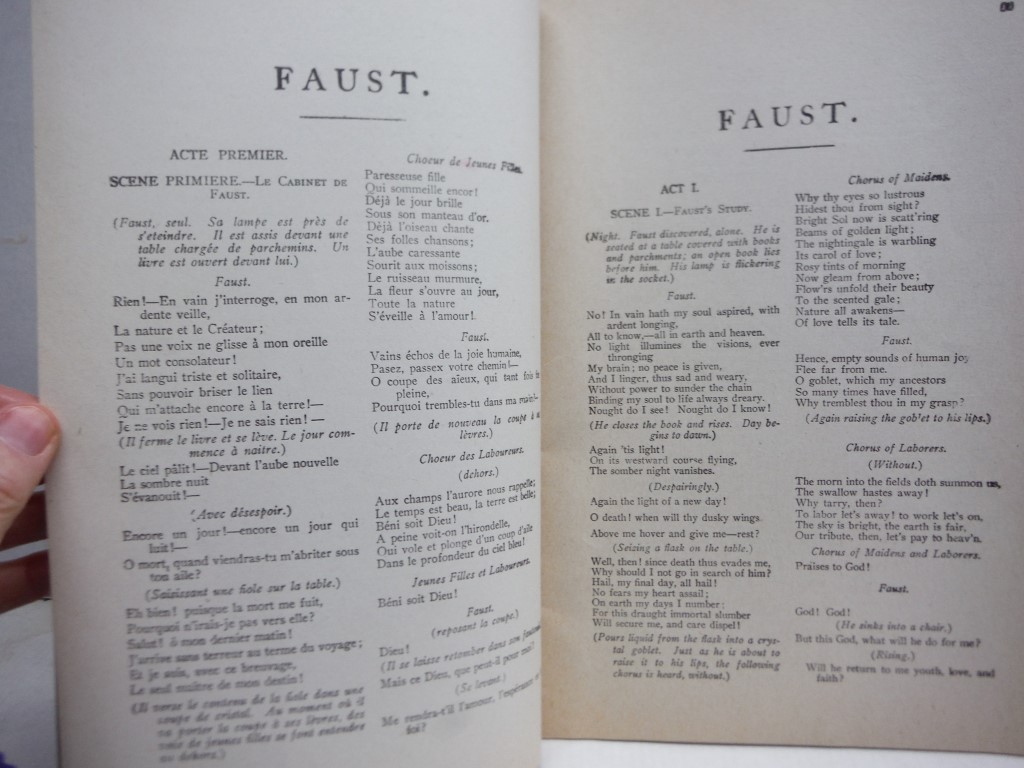 Image 2 of Libretto Faust by Charles Gounod Chicago Opera Company