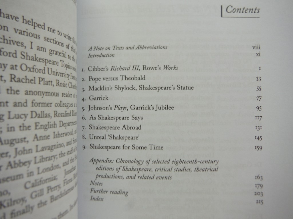 Image 1 of Shakespeare and the Eighteenth Century (Oxford Shakespeare Topics)