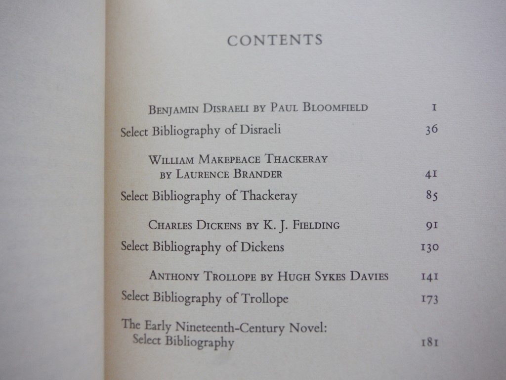 Image 1 of British Writers and Their Work No 9 Benjamin Disraeli, William Thackeray, Charle