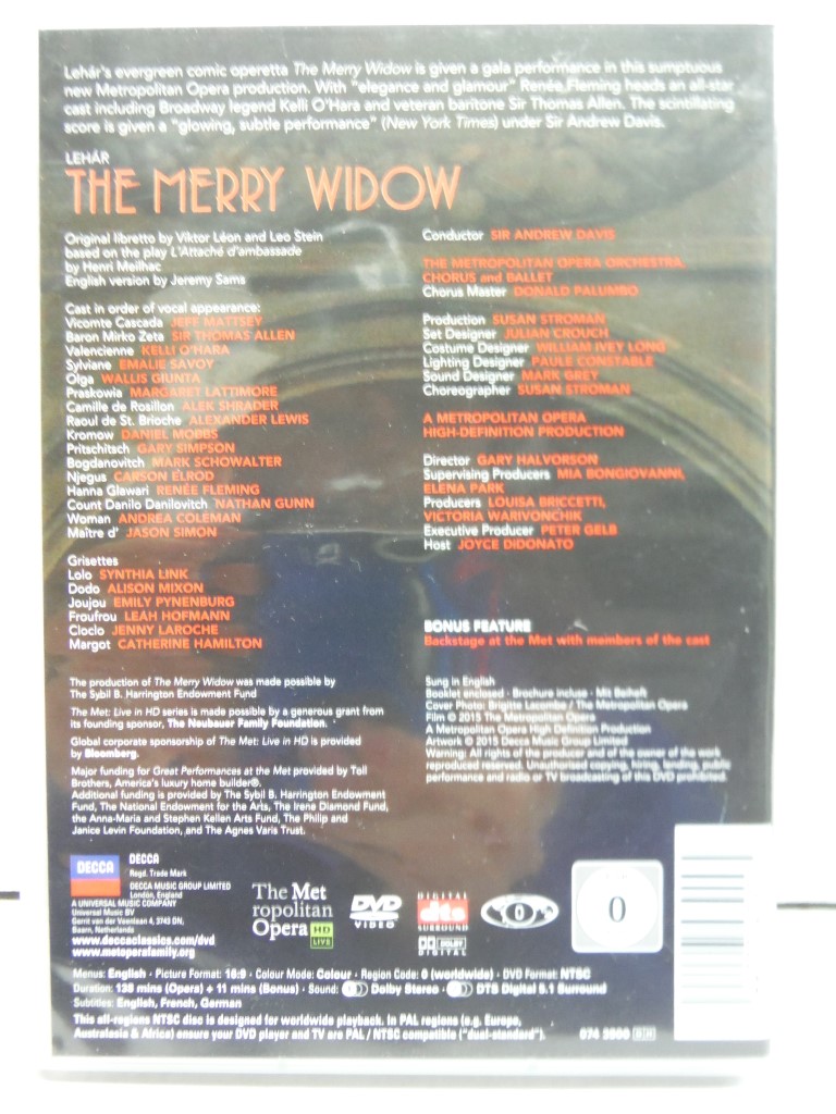 Image 1 of The Merry Widow [DVD]