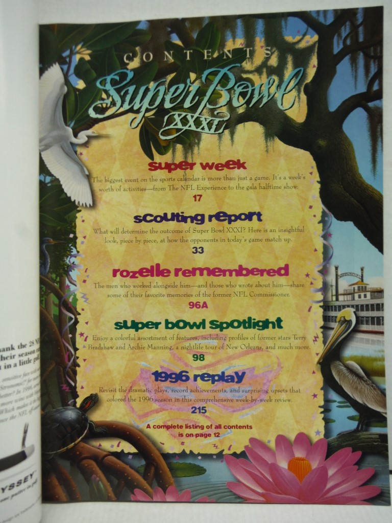 Image 1 of XXXL Super Bowl New Orleans Official Game Program, Packers vs. Patriots