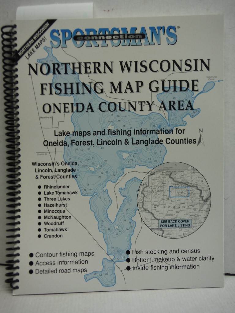 Image 0 of Oneida Area Northern Wisconsin Fishing Map Guide (Fishing Maps from Sportsman's 