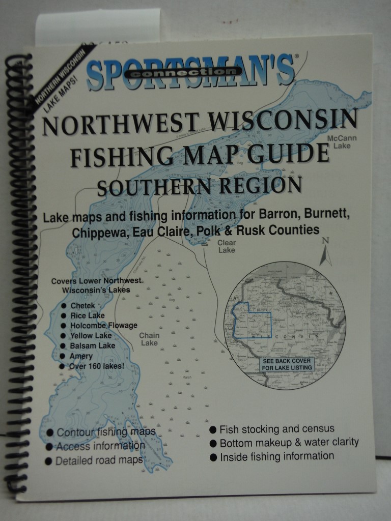 Northwest Wisconsin Fishing Map Guide: Southern Region