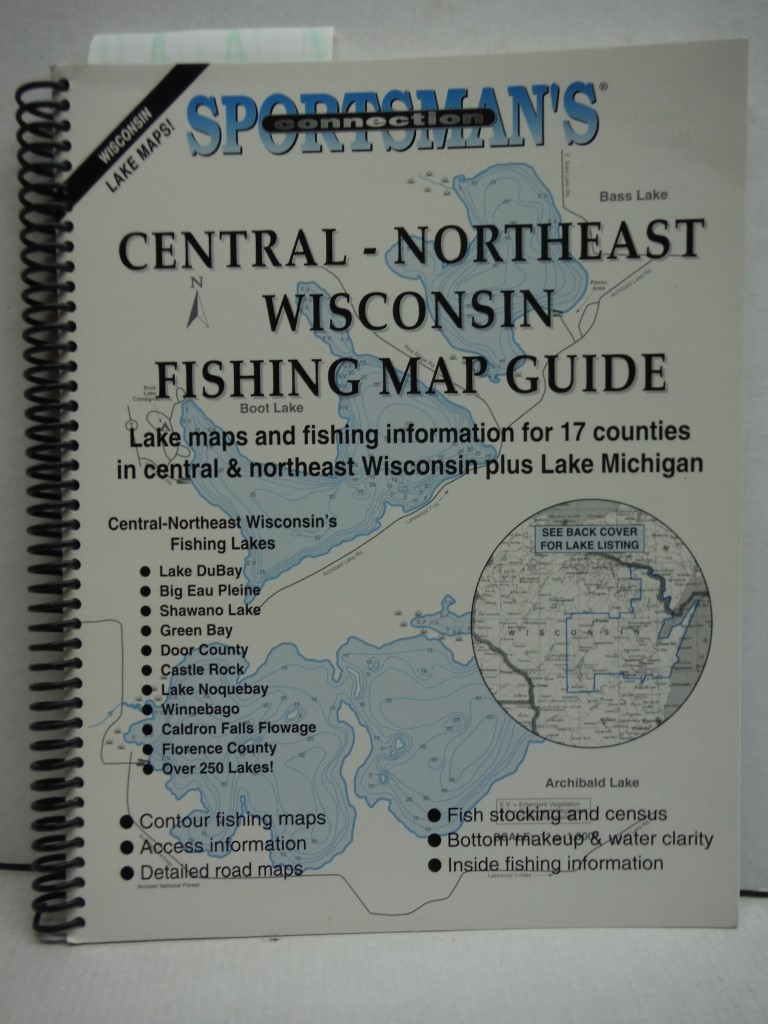 Central-Northeast Wisconsin Fishing Map Guide