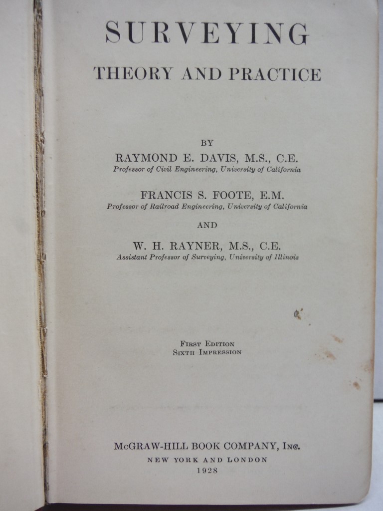 Image 1 of  Surveying Theory And Practice