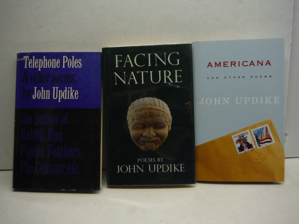 Lot of 3 Updike Poetry Hardcover