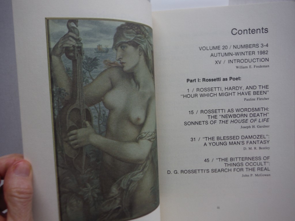 Image 1 of Victorian Poetry Volume 20 Numbers 3 & 4 Autumn/Winter 1982 (An Issue Devoted to