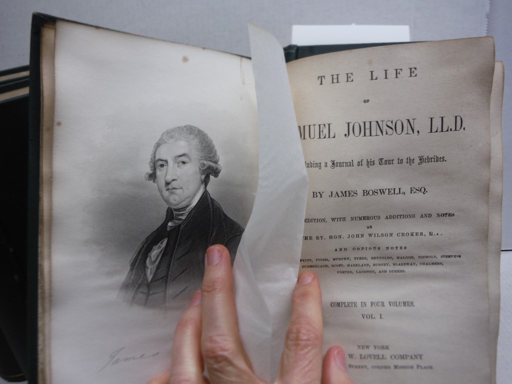 Image 2 of 4 volume set: Boswell's The Life of  Johnson