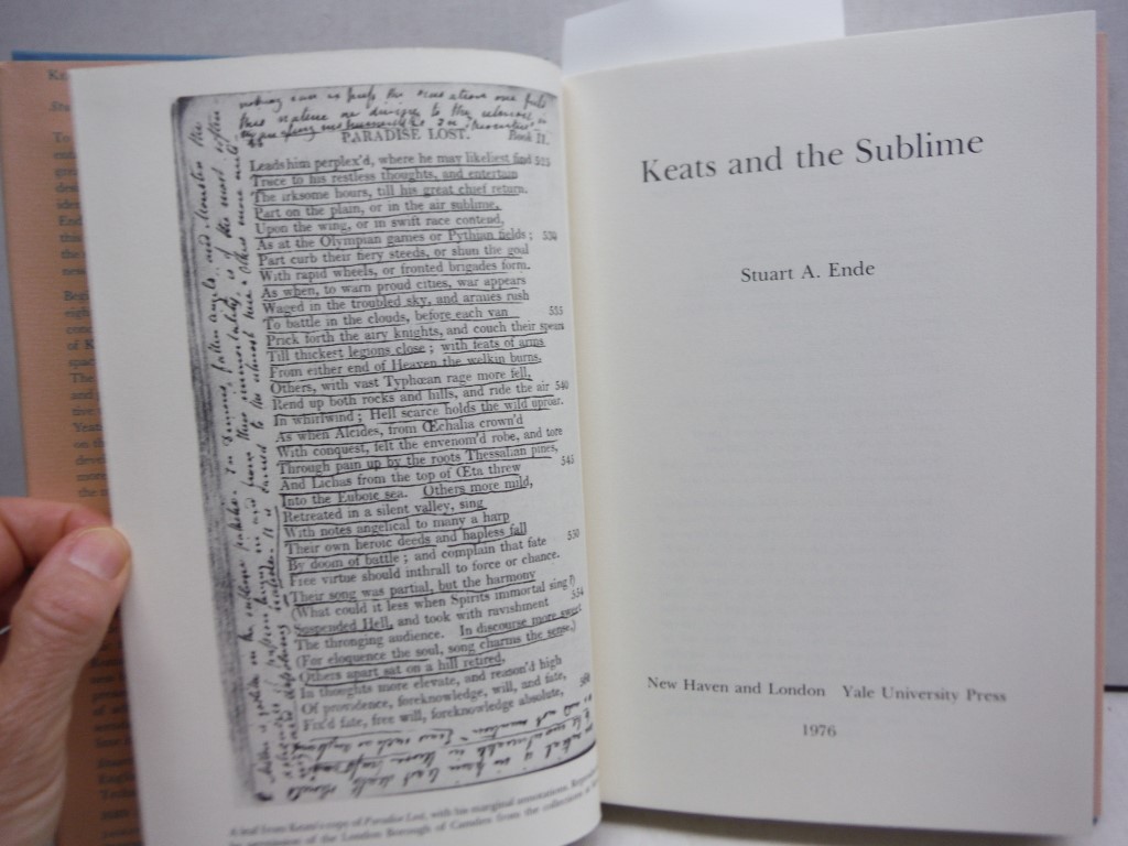 Image 1 of Keats and the Sublime